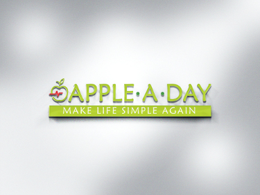 Apple a day 3d mockup