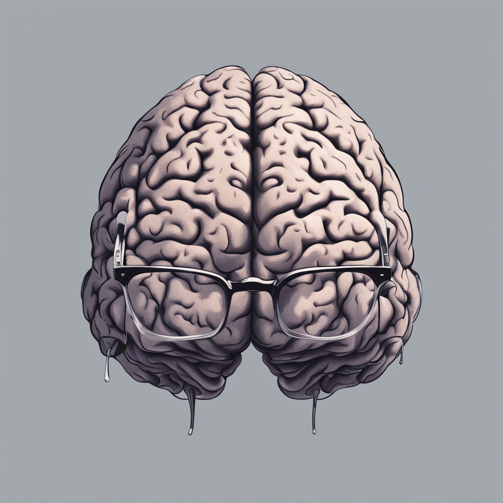 A brain with glasses by mindian dk2p92p