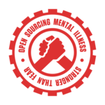 Osmi badge red transparent